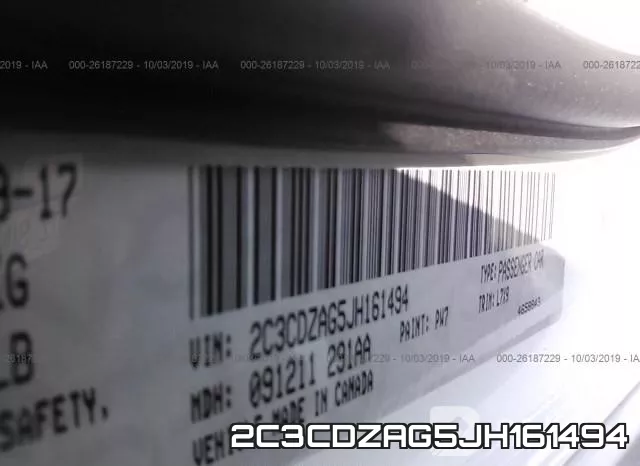 2C3CDZAG5JH161494 фото 7