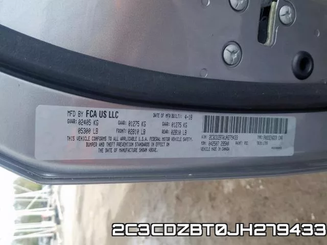 2C3CDZBT0JH279433 фото 2