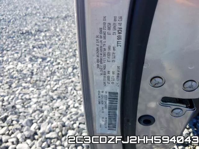 2C3CDZFJ2HH594043 фото 2