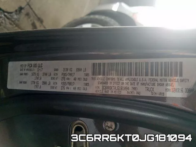 3C6RR6KT0JG181094 фото 2