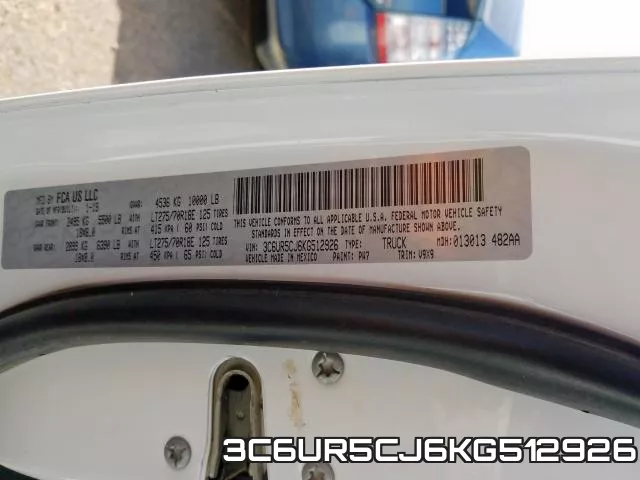 3C6UR5CJ6KG512926 фото 2