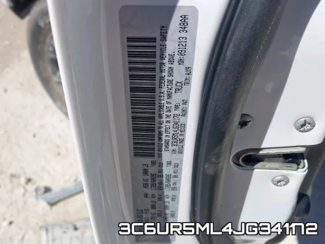 3C6UR5ML4JG341172 фото 2