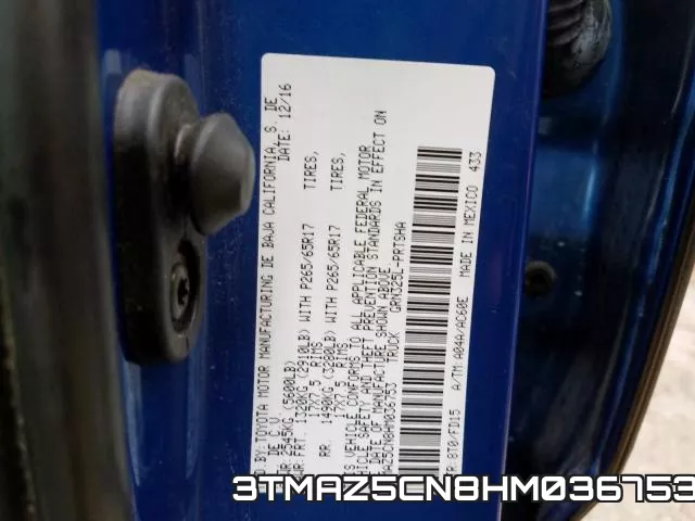 3TMAZ5CN8HM036753 фото 2