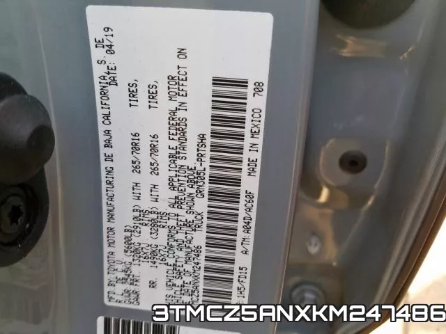 3TMCZ5ANXKM247486 фото 2