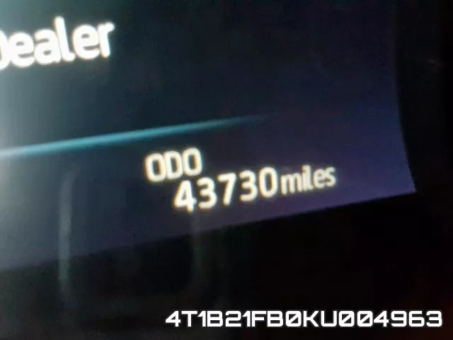 4T1B21FB0KU004963 фото 7