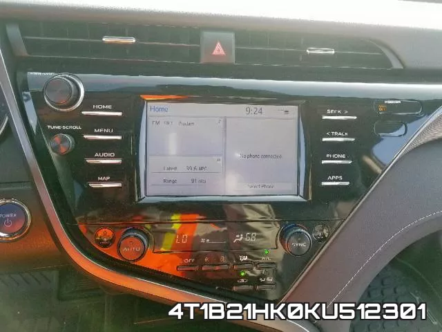 4T1B21HK0KU512301 фото 8