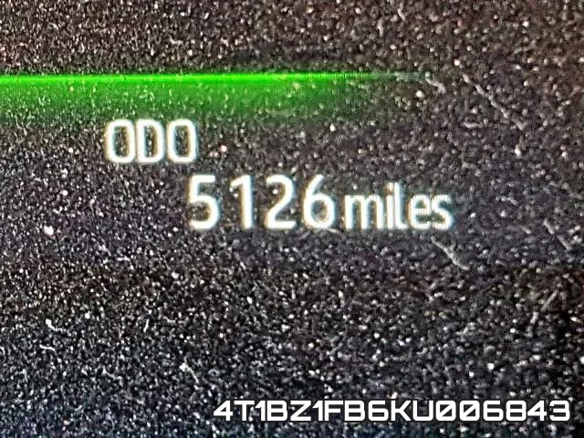 4T1BZ1FB6KU006843 фото 7