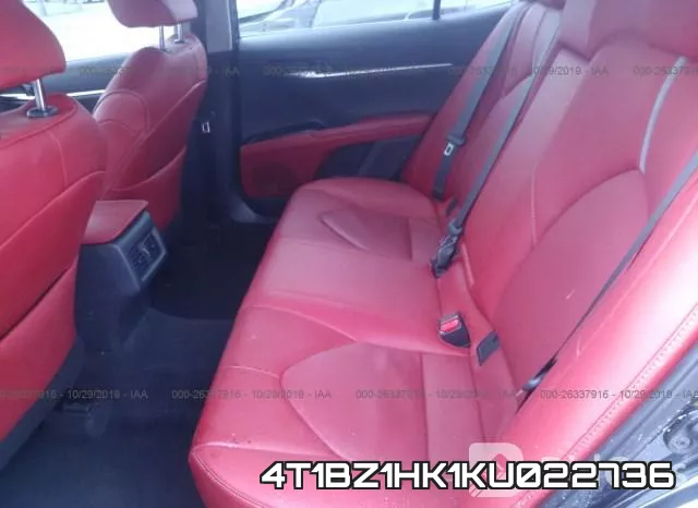 4T1BZ1HK1KU022736 фото 8