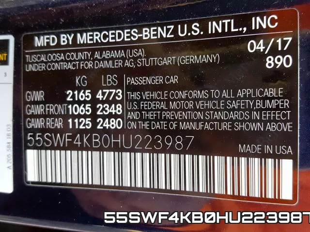 55SWF4KB0HU223987 фото 2