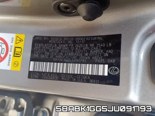 58ABK1GG5JU091793 фото 2