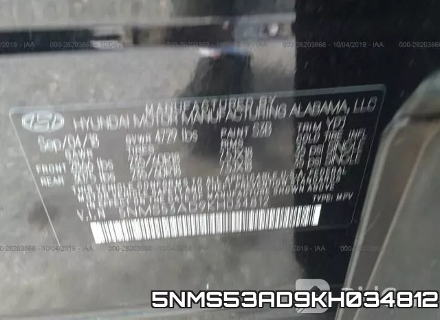 5NMS53AD9KH034812 фото 10