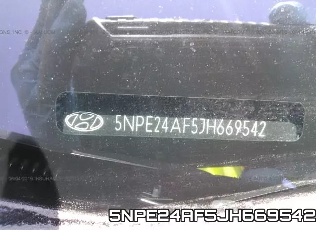 5NPE24AF5JH669542 фото 10
