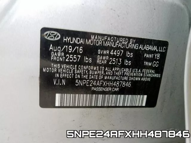 5NPE24AFXHH487846 фото 2