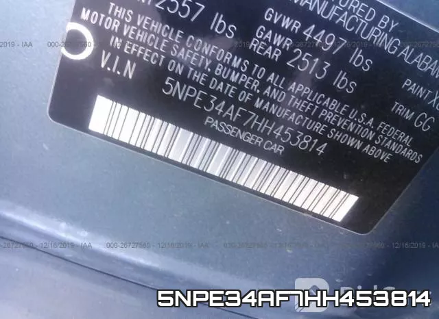 5NPE34AF7HH453814 фото 5