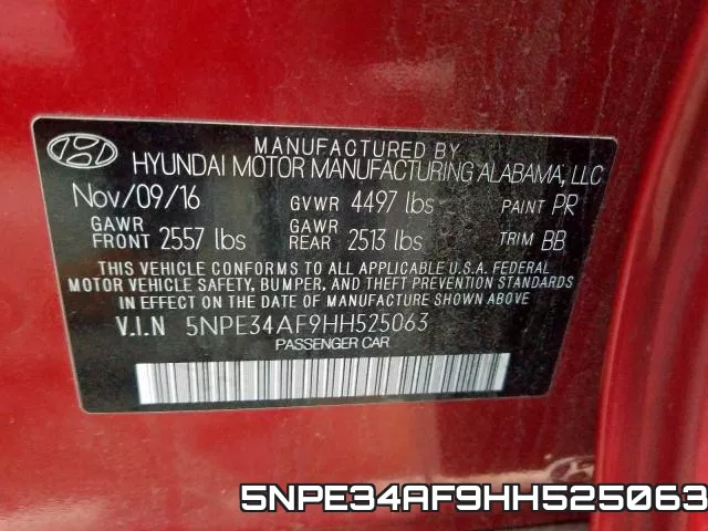 5NPE34AF9HH525063 фото 2
