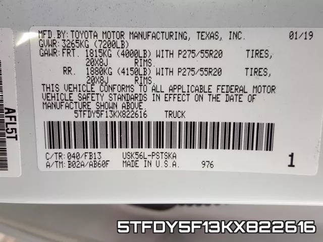 5TFDY5F13KX822616 фото 2