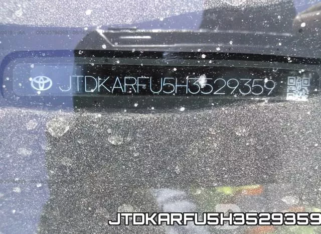 JTDKARFU5H3529359 фото 7