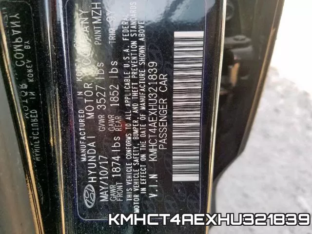 KMHCT4AEXHU321839 фото 2