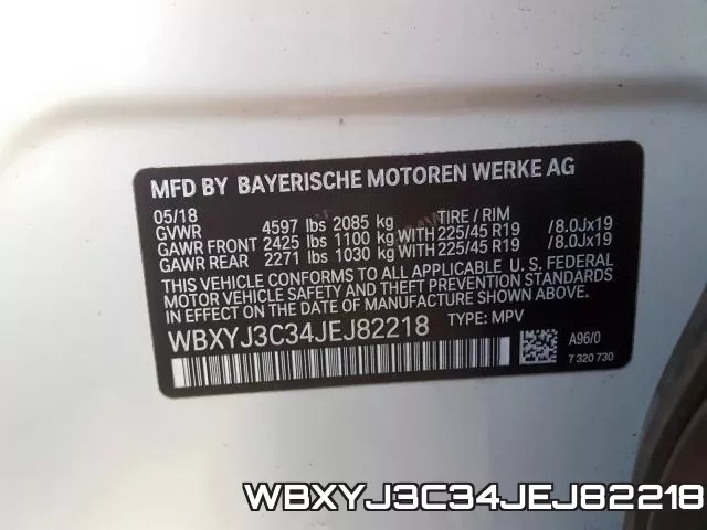 WBXYJ3C34JEJ82218 фото 2