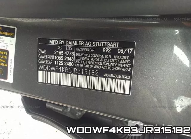 WDDWF4KB3JR315182 фото 10