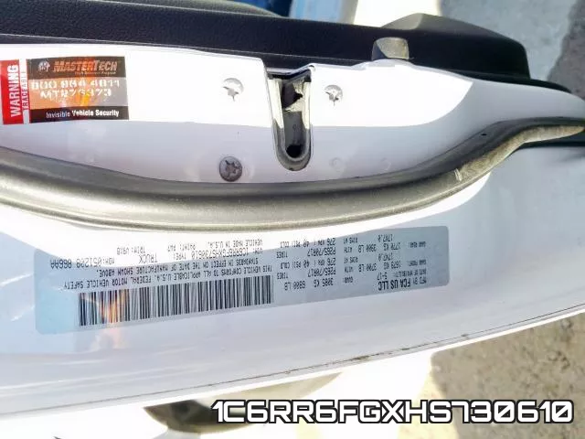 1C6RR6FGXHS730610 фото 2