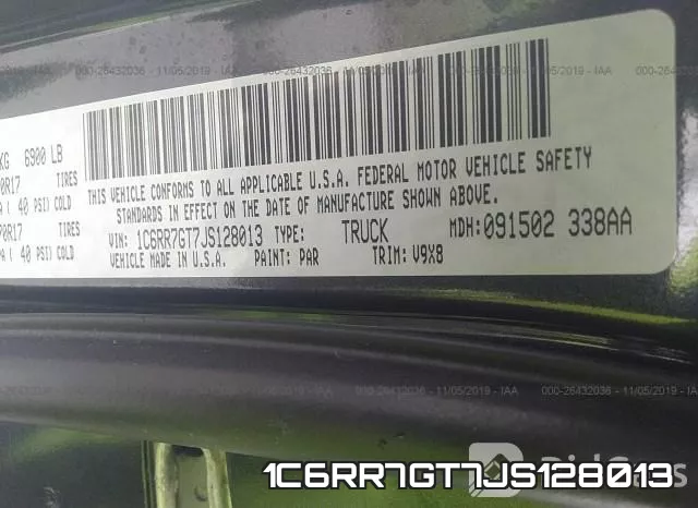 1C6RR7GT7JS128013 фото 8
