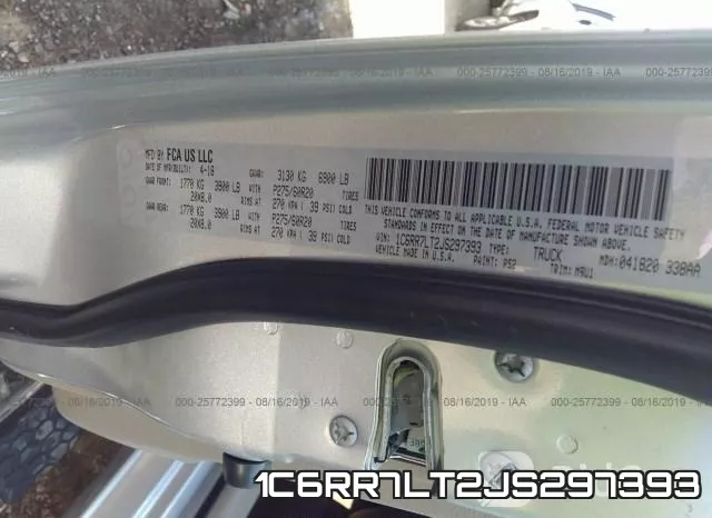 1C6RR7LT2JS297393 фото 6