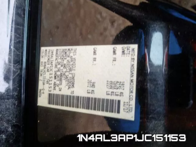 1N4AL3AP1JC151153 фото 2