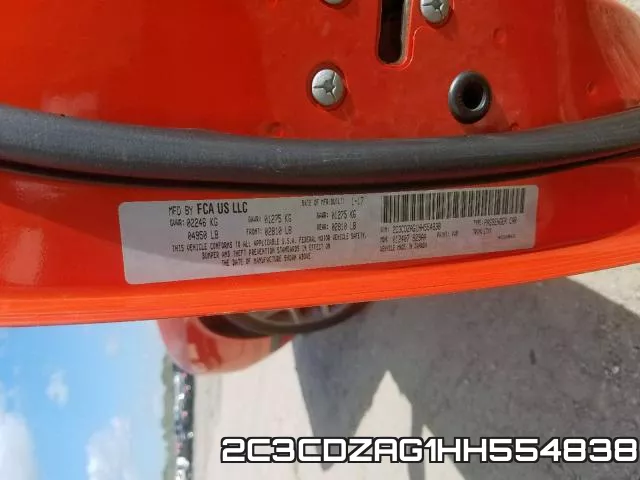 2C3CDZAG1HH554838 фото 2