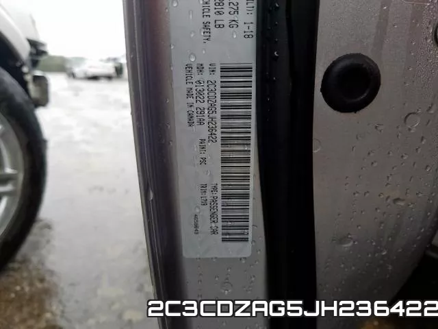 2C3CDZAG5JH236422 фото 2