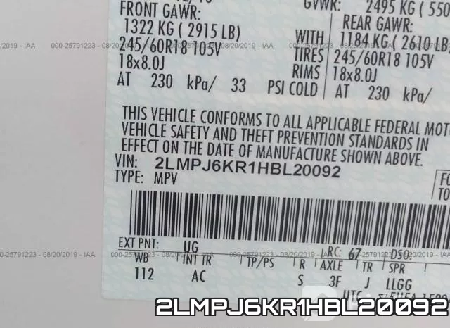 2LMPJ6KR1HBL20092 фото 10