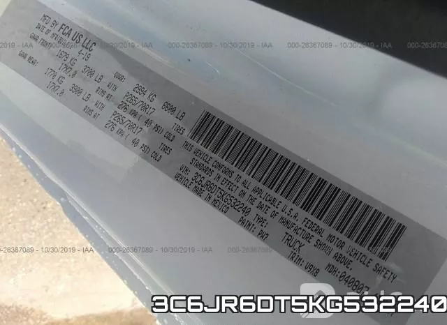 3C6JR6DT5KG532240 фото 10