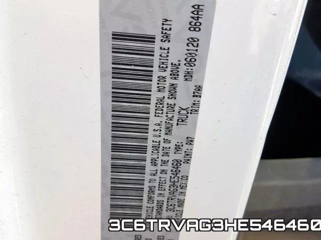 3C6TRVAG3HE546460 фото 2