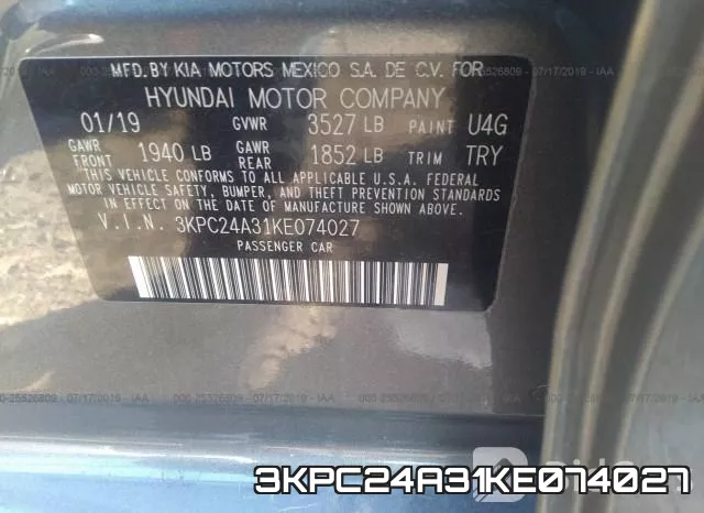 3KPC24A31KE074027 фото 8