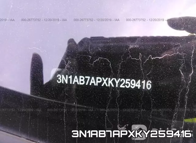 3N1AB7APXKY259416 фото 9