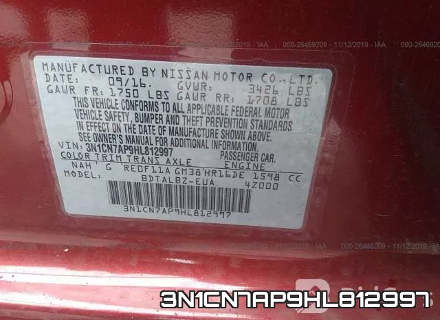 3N1CN7AP9HL812997 фото 8