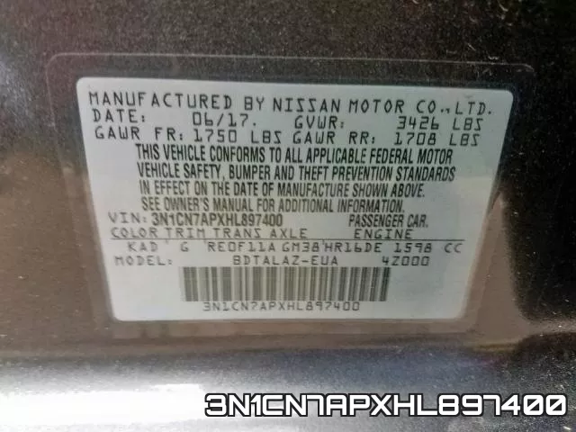 3N1CN7APXHL897400 фото 2
