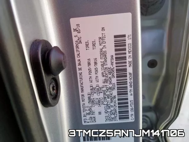 3TMCZ5AN7JM141706 фото 2
