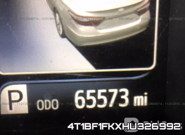 4T1BF1FKXHU326992 фото 7