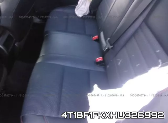 4T1BF1FKXHU326992 фото 8