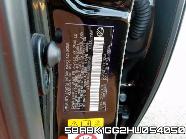58ABK1GG2HU054050 фото 2