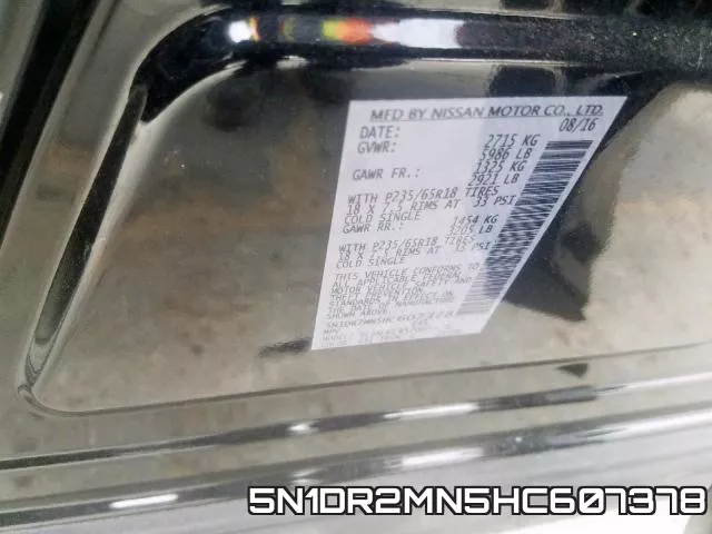 5N1DR2MN5HC607378 фото 2