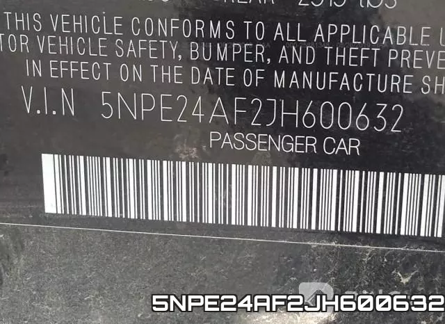 5NPE24AF2JH600632 фото 9