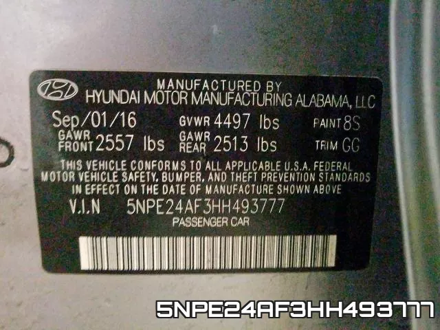 5NPE24AF3HH493777 фото 2