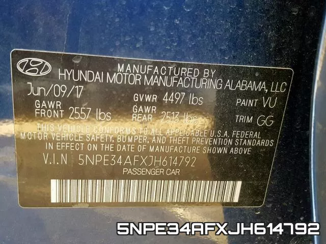 5NPE34AFXJH614792 фото 2