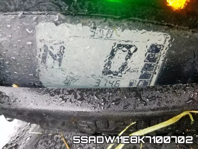 5SADW11E8K7100702 фото 8
