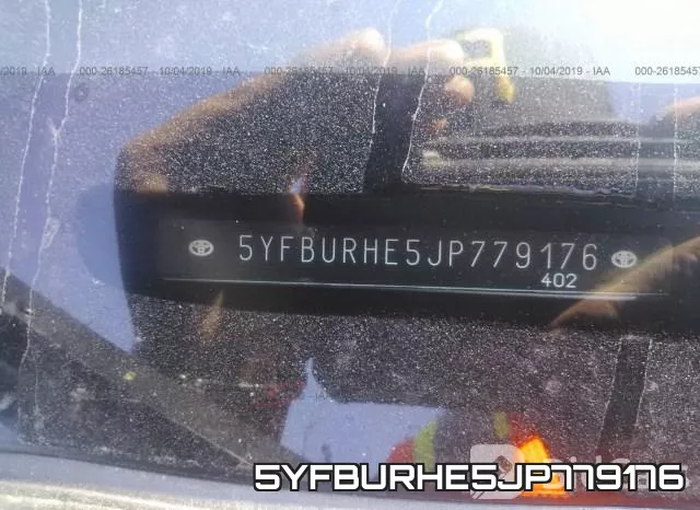 5YFBURHE5JP779176 фото 9