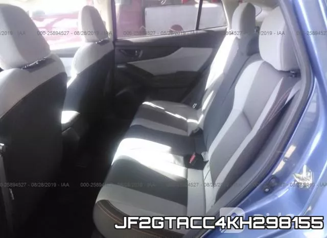 JF2GTACC4KH298155 фото 8