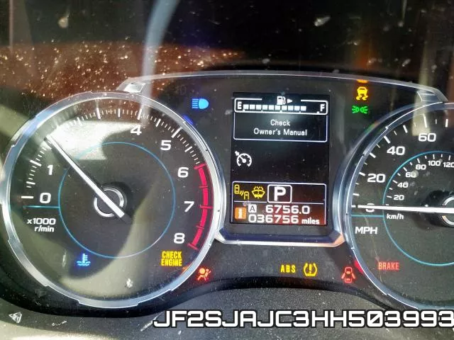 JF2SJAJC3HH503993 фото 6
