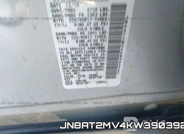 JN8AT2MV4KW390392 фото 9